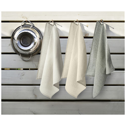 Waffle,Weave,Kitchen,Or,Hand,Towels,On,Wooden,Planks,Background.