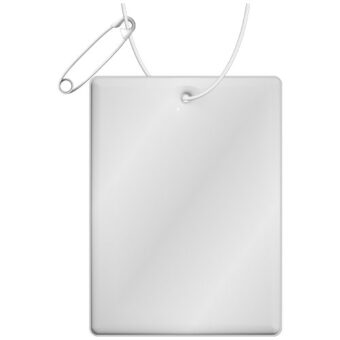 RFX TM H-12 rektangulær PVC hanger refleks, stor