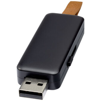 USB med lysende logo