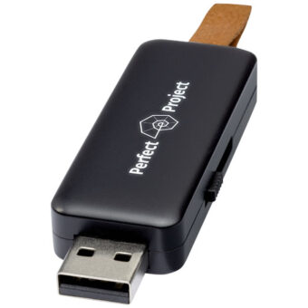 USB med lysende logo