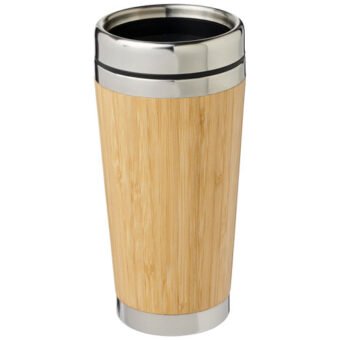 Bambus 450 ml vannglass med utside av bambus