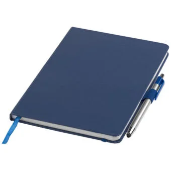 Crown notatbok i A5-format med kule- touchpenn