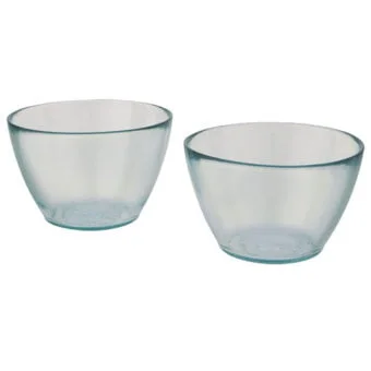 Cuenc 2-delers bollesett av resirkulert glass