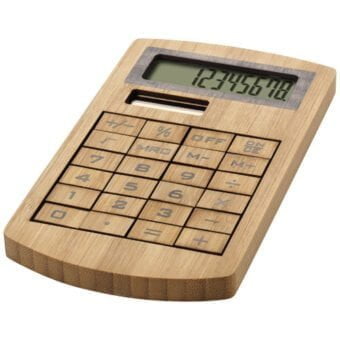 Eugene kalkulator laget av bambus
