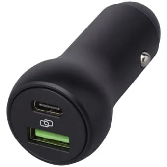 Pilot dobbel 55 W USB-C USB-A-billader