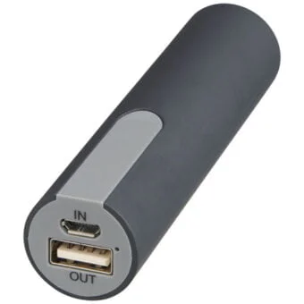 Jinn gummibelagt mobillader, 2200 mAh