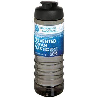 H2O Active R sirklet Eco Treble sportsflaske med flipplokk, 750 ml
